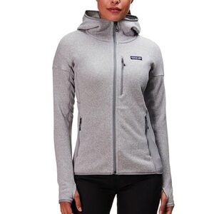Patagonia Performance Better Sweater Hooded Fleece Jacket Grey Size Small